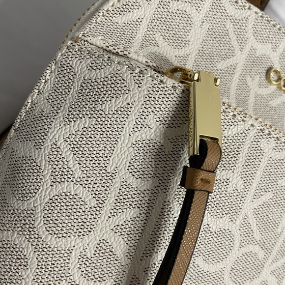 Calvin Klein backpack. Tan. Never used. With tags. - Picture 10 of 13